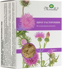 Мирролла шрот расторопши 100г Мирролла Мирролла шрот расторопши 100г Мирролла