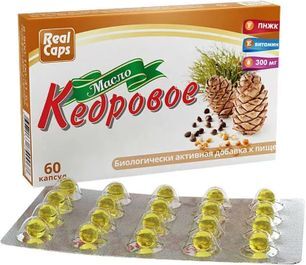 Масло кедровое капсулы 0,3г 60 шт.