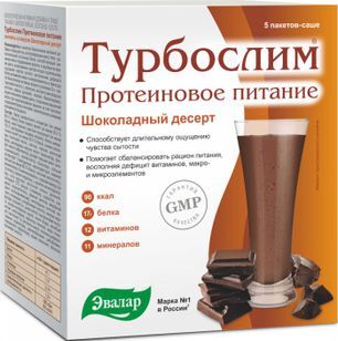 Турбослим Худеем Со ВКУСоМ коктейль протеиновый Шоколад 30,5г 1 шт. саше Эвалар