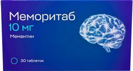 Меморитаб 10мг 30 шт. таблетки диспергируемые