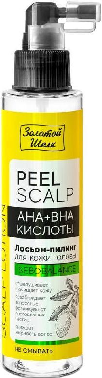 Золотой Шелк лосьон-пилинг для кожи головы с Ана+Вна кислоты 100мл Золотой Шелк лосьон-пилинг для кожи головы с Ана+Вна кислоты 100мл