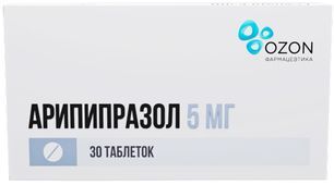 Арипипразол 5мг 30 шт. таблетки Арипипразол 5мг 30 шт. таблетки