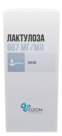 Лактулоза 667мг/мл 200мл сироп