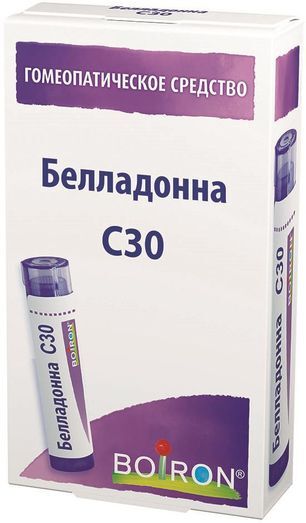 Белладонна С30 4г гранулы гомеопатические Белладонна С30 4г гранулы гомеопатические