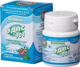 Феминус Эдас-901 20г гранулы гомеопатические Феминус Эдас-901 20г гранулы гомеопатические