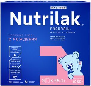 Нутрилак Премиум 1 смесь молочная 0-6 месяцев 1050г
