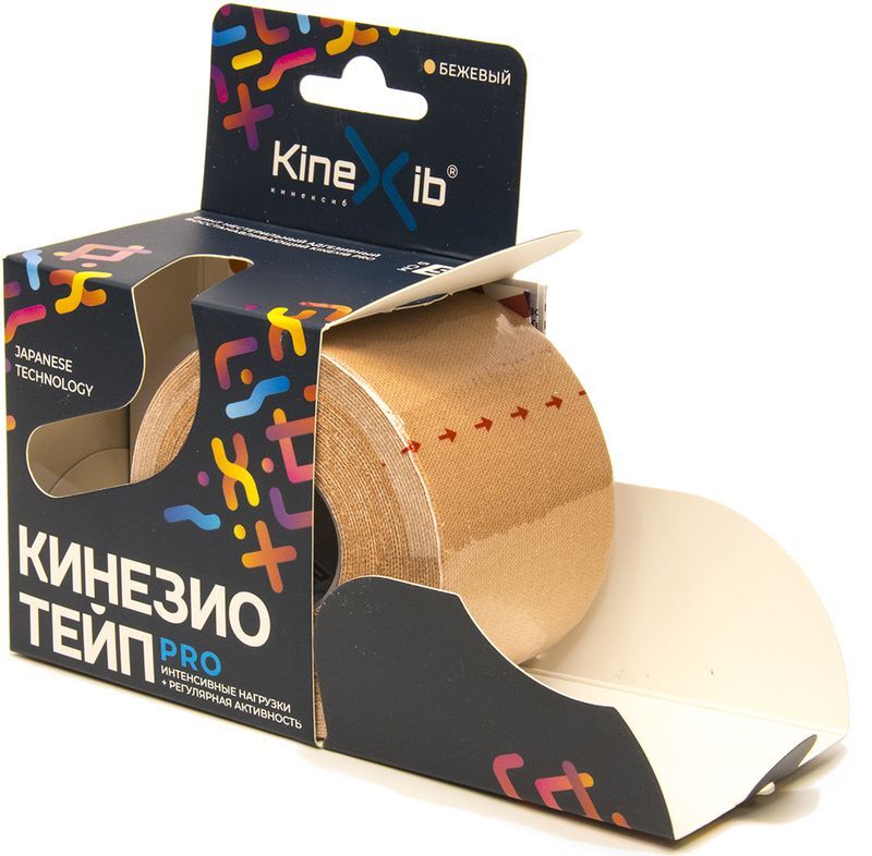 Кинексиб Про Кинезио-Тейп бинт 5см х 5м бежевый Сучжоу Сунмэд Ко, Лтд, фото №2