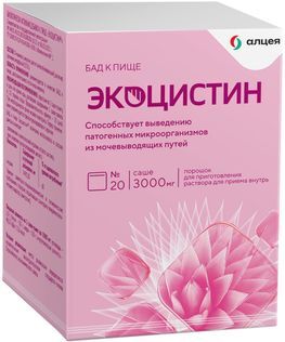Экоцистин порошок для приготовления раствора для приема внутрь 3000мг 20 шт. Авва Рус Экоцистин порошок для приготовления раствора для приема внутрь 3000мг 20 шт. Авва Рус