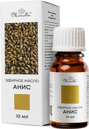 Мирролла масло эфирное анис 10мл Мирролла масло эфирное анис 10мл