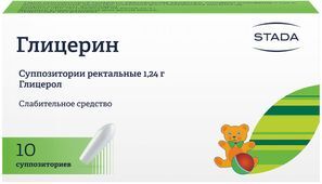 Глицерин 1,24г 10 шт. суппозитории ректальные для детей Нижфарм Глицерин 1,24г 10 шт. суппозитории ректальные для детей Нижфарм