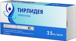 Тирлидея 2,5мг/доза 2,4мл раствор для подкожного введения шприц-ручка (в комплекте с иглами 4шт) Тирлидея 2,5мг/доза 2,4мл раствор для подкожного введения шприц-ручка (в комплекте с иглами 4шт)