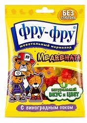 Фру-Фру мармелад жевательный Медвежата 80г Фру-Фру мармелад жевательный Медвежата 80г