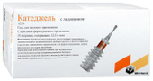 Катеджель С Лидокаином 12,5г 25 шт. гель для местного применения шприц Montavit Pharmazeutische Fabrik GmbH