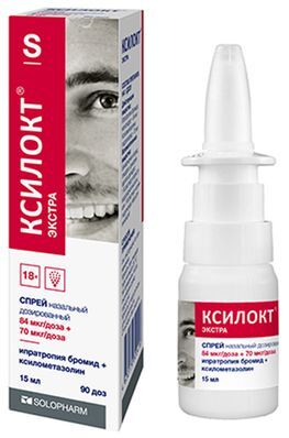 Ксилокт экстра 84мкг/доза+70мкг/доза 15мл спрей назальный дозированный Ксилокт экстра 84мкг/доза+70мкг/доза 15мл спрей назальный дозированный