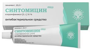 Синтомицин 10% 25г линимент Зеленая дубрава