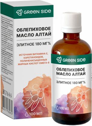Масло Облепиховое Алтай Элитное 180Мг% 100мл Масло Облепиховое Алтай Элитное 180Мг% 100мл