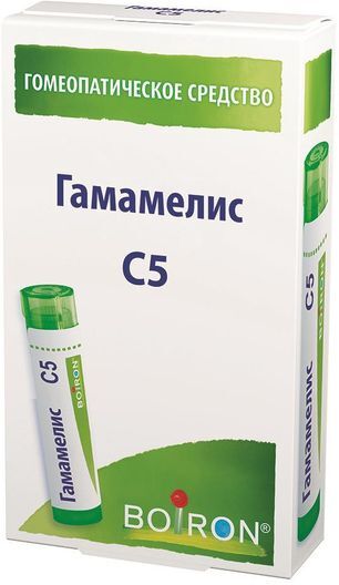 Гамамелис С5 4г гранулы гомеопатические