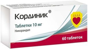 Кординик 10мг 60 шт. таблетки Пик-фарма Кординик 10мг 60 шт. таблетки Пик-фарма