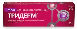 Тридерм 15г мазь для наружного применения Тридерм 15г мазь для наружного применения