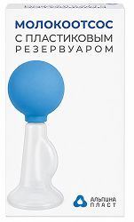 Молокоотсос ручной мон-ап с пластиковым резервуаром Молокоотсос ручной мон-ап с пластиковым резервуаром