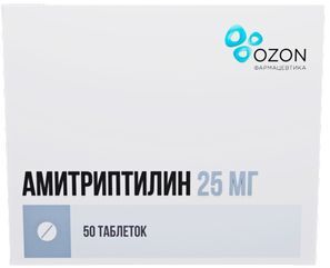 Амитриптилин 25мг 50 шт. таблетки Озон Амитриптилин 25мг 50 шт. таблетки Озон