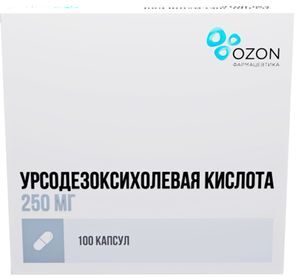 Урсодезоксихолевая Кислота 250мг 100 шт. капсулы Урсодезоксихолевая Кислота 250мг 100 шт. капсулы