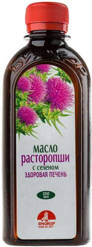 Расторопша Масло с селеном 250мл Биокор