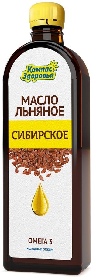 Компас Здоровья Масло Льняное холодный отжим 500мл Компас здоровья Ооо Компас Здоровья Масло Льняное холодный отжим 500мл Компас здоровья Ооо