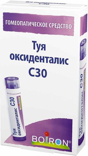Туя оксиденталис с30 4г гранулы гомеопатические