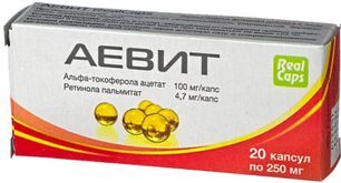 Аевит Реалкапс капсулы 20 шт. РеалКапс Аевит Реалкапс капсулы 20 шт. РеалКапс