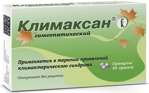 Климаксан 10г гранулы гомеопатические Климаксан 10г гранулы гомеопатические