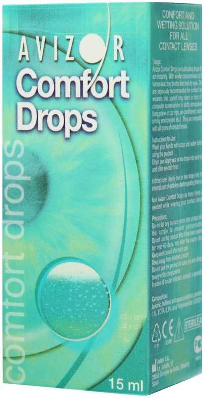 Капли avizor comfort drops капли глазные для контактных линз купить по ...