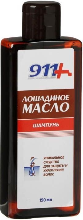 911 Лошадиное Масло шампунь для всех типов волос 150мл Твинс Тэк