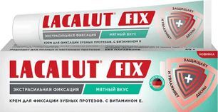 Лакалют Фикс крем для фиксации зубных протезов мятный вкус 70г Лакалют Фикс крем для фиксации зубных протезов мятный вкус 70г