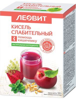 Леовит Биоинновации кисель диетический Слабительный 20г 5 шт.