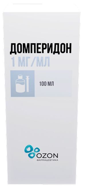 Домперидон 1мг/мл 100мл суспензия для приема внутрь Домперидон 1мг/мл 100мл суспензия для приема внутрь