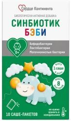 Сердце континента синбиотик бэби порошок 1г 10 шт. Сердце континента синбиотик бэби порошок 1г 10 шт.
