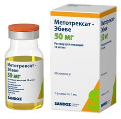 Метотрексат-эбеве 50мг 5мл раствор для инъекций флакон фарева унтерах гмбх Метотрексат-эбеве 50мг 5мл раствор для инъекций флакон фарева унтерах гмбх