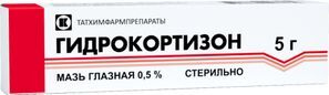 Гидрокортизон 0,5% 5г мазь глазная Татхимфармпрепараты Гидрокортизон 0,5% 5г мазь глазная Татхимфармпрепараты