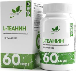 Натуралсапп L-Теанин+Витамин В6 капсулы 200мг 60 шт. Натуралсапп L-Теанин+Витамин В6 капсулы 200мг 60 шт.