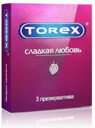 Торекс презервативы Сладкая Любовь 3 шт. Торекс презервативы Сладкая Любовь 3 шт.