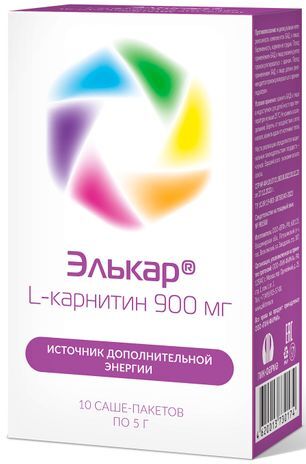 Элькар порошок для внутреннего применения 5г 10 шт. Элькар порошок для внутреннего применения 5г 10 шт.