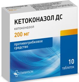 Кетоконазол Дс 200мг 10 шт. таблетки ЗиО Здоровье Зао Кетоконазол Дс 200мг 10 шт. таблетки ЗиО Здоровье Зао