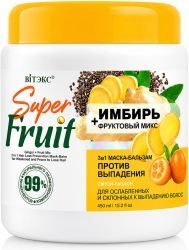 Витэкс супер фрут маска-бальзам против выпадения волос 3в1 имбриь+фруктовый микс 450мл