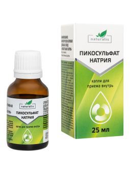 Натуралис Пикосульфат Натрия 25мл капли для приема внутрь Мирролла Натуралис Пикосульфат Натрия 25мл капли для приема внутрь Мирролла