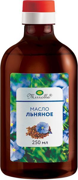 Мирролла масло Льняное 250мл Мирролла Мирролла масло Льняное 250мл Мирролла