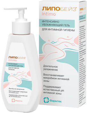 Липобейз Интимо гель для интимной гигиены интенсивно увлажняющий 200мл