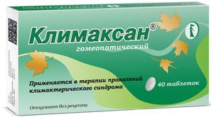 Климаксан 40 шт. таблетки для рассасывания Климаксан 40 шт. таблетки для рассасывания