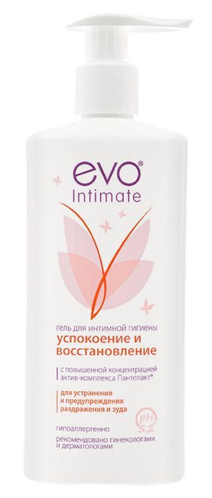 Эво Интимэйт гель для интимной гигиены Успокоение и восстановление 250мл