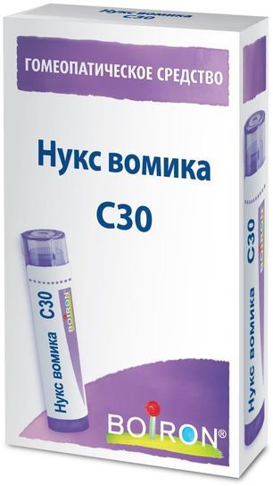 Нукс вомика с30 4г гранулы гомеопатические Нукс вомика с30 4г гранулы гомеопатические